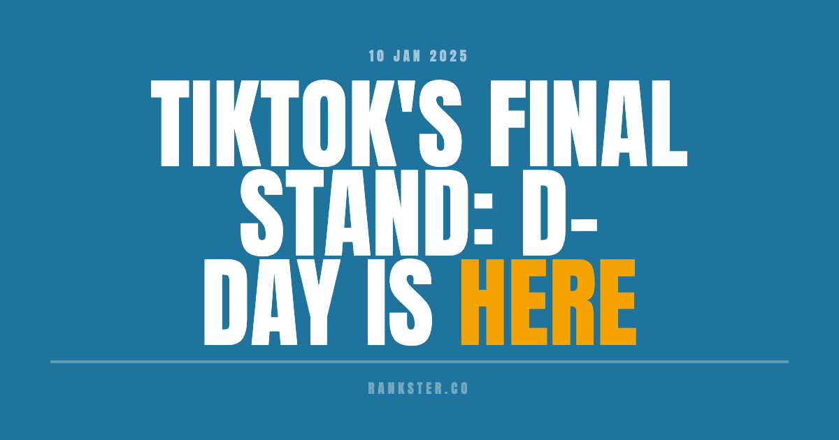 🚨 TikTok's Final Stand: D-Day is Here