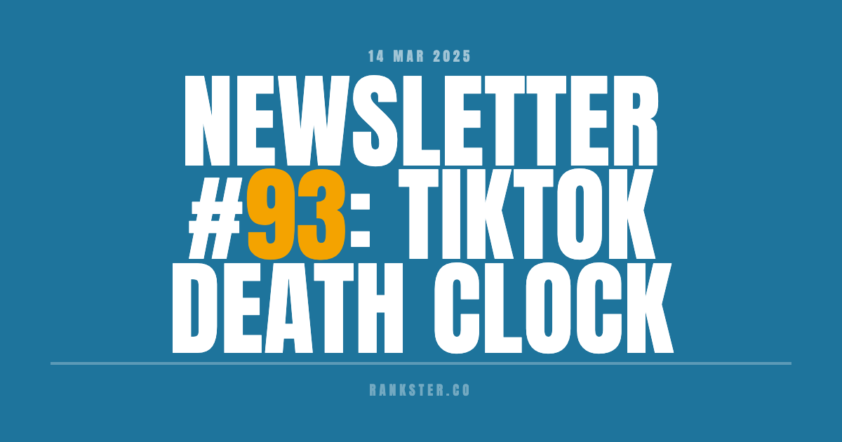  Newsletter #93: ☠️ TikTok Death Clock